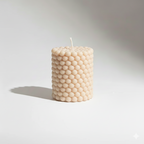 Bubble Pillar Candle