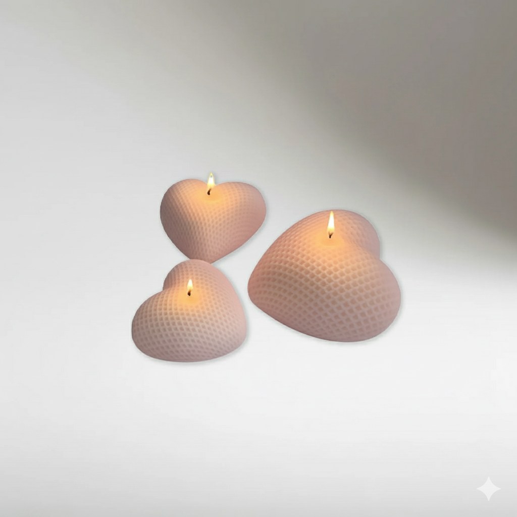 Tender Heart Candle (3PCS)