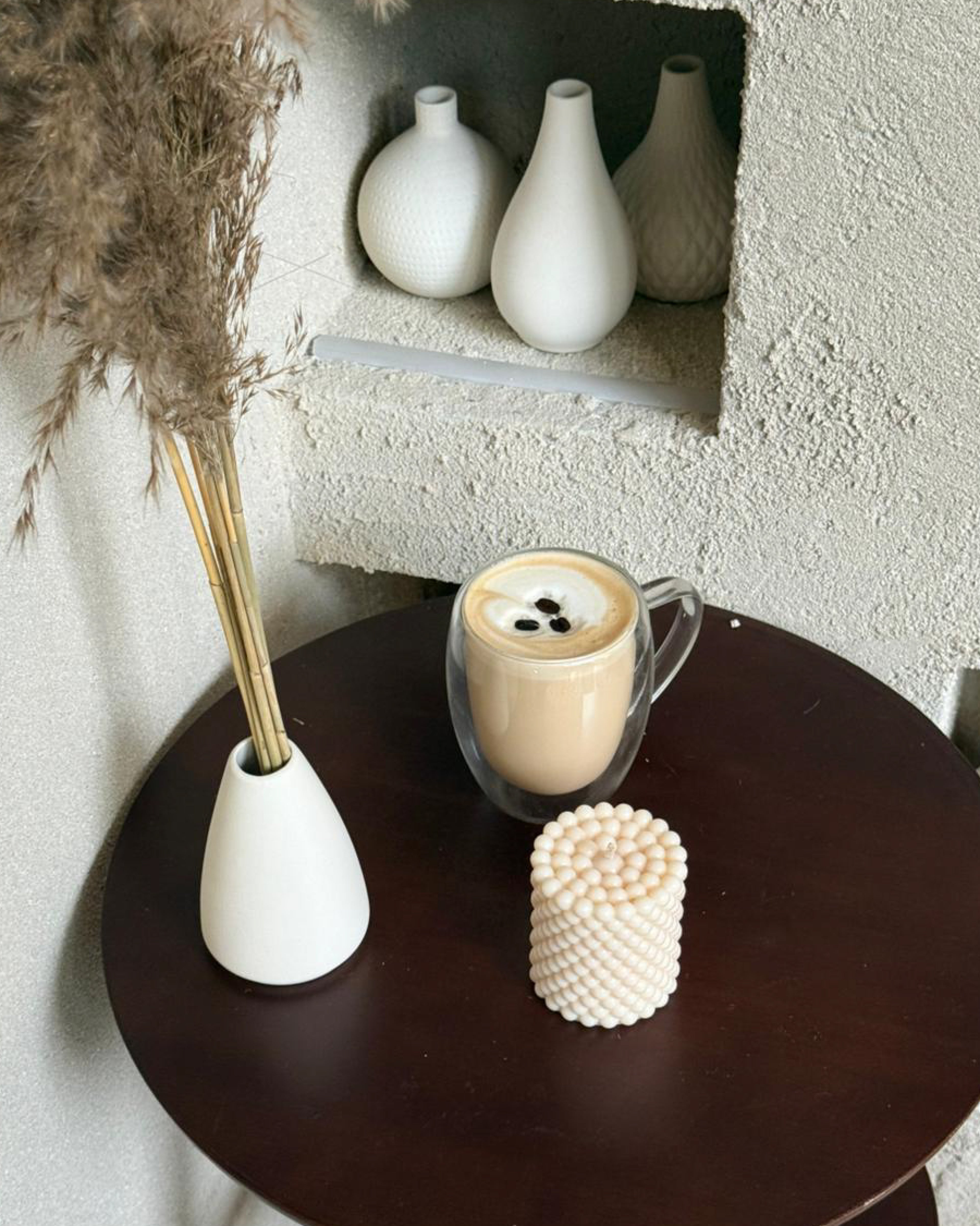 Bubble Pillar Candle