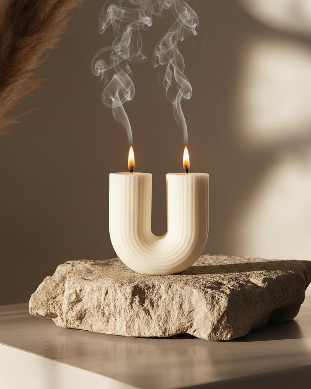 U-Shaped Candle