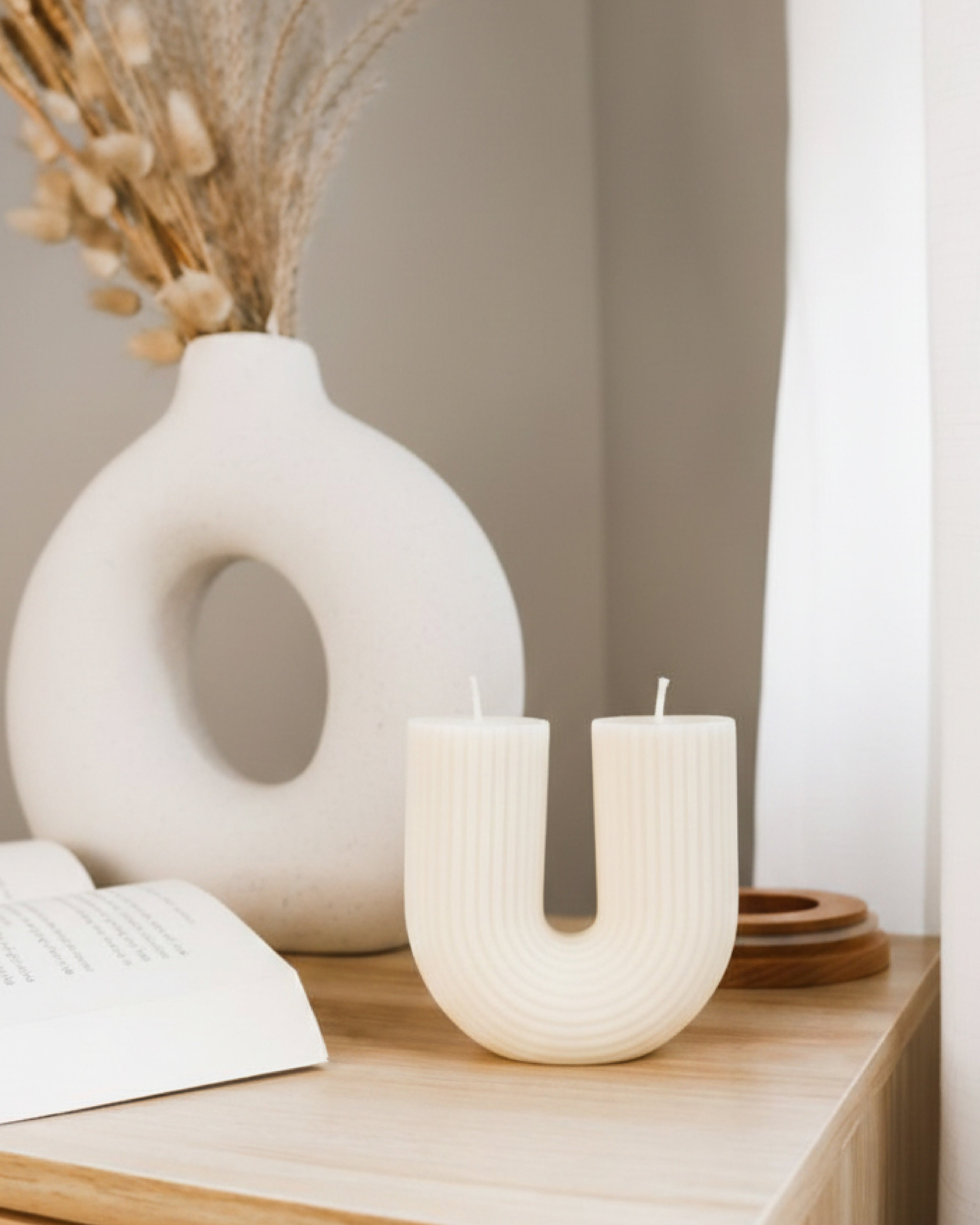 U-Shaped Candle